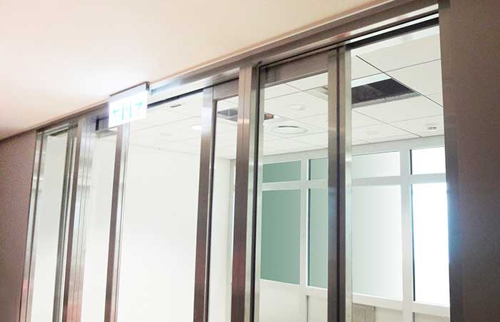 Diplomatic offices automatic doors