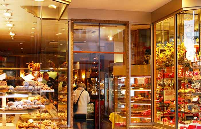 Bakery Automatic Sliding Door